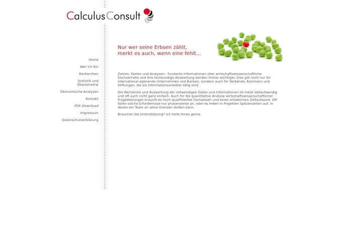 Screenshot of calculus-consult.de