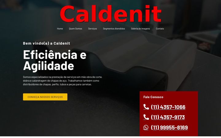 Screenshot of caldenit.com.br