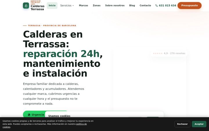 Screenshot of calderasterrassa.es