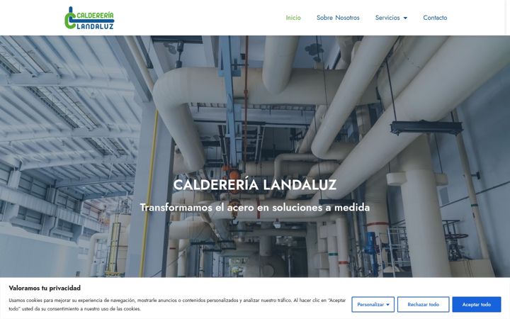 Ekraanipilt saidist caldererialandaluz.es