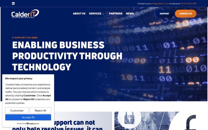 Screenshot of calderit.com