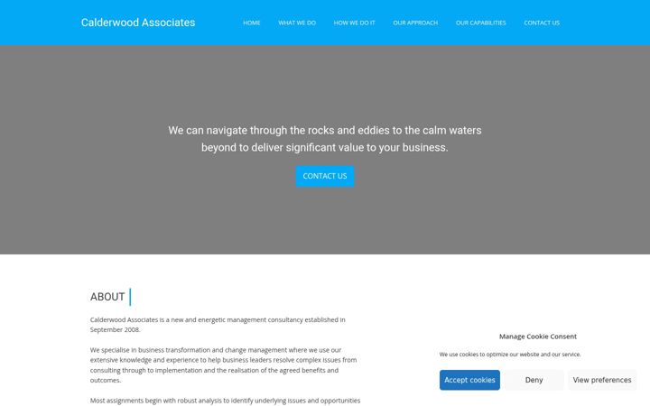 Screenshot of calderwood-associates.com
