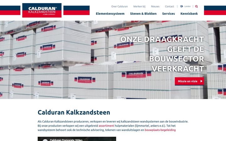 Screenshot of calduran.nl