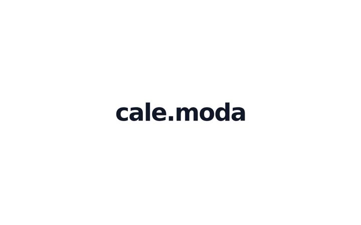 Screenshot ta' cale.moda