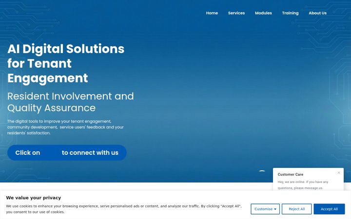 Screenshot of caledigital.org