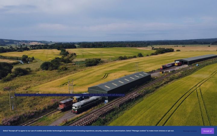 Screenshot of caledonianrailway.com