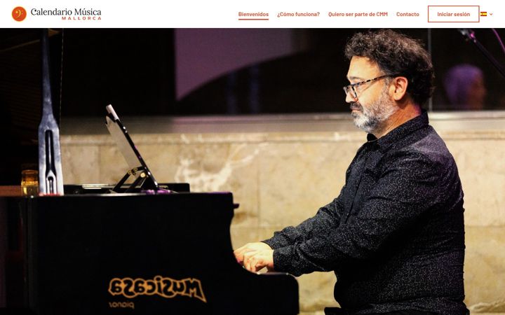 Screenshot of calendariomusicamallorca.es