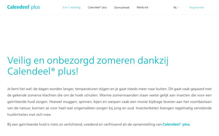 Screenshot of calendeel.be