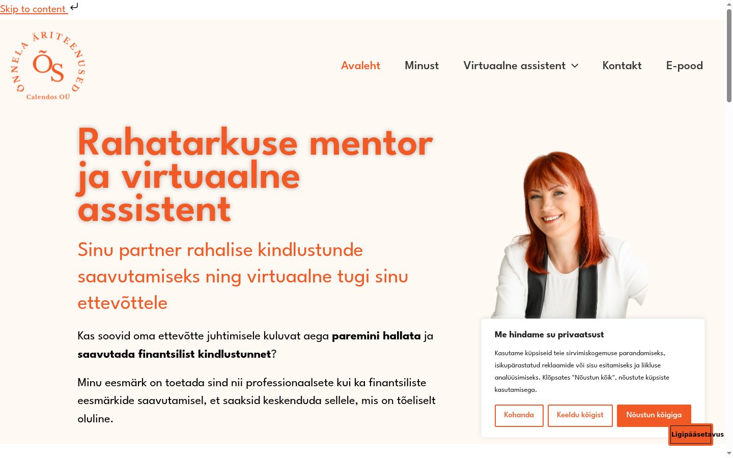 Screenshot tal-banner tal-kunsens muri qabel kwalunkwe interazzjoni