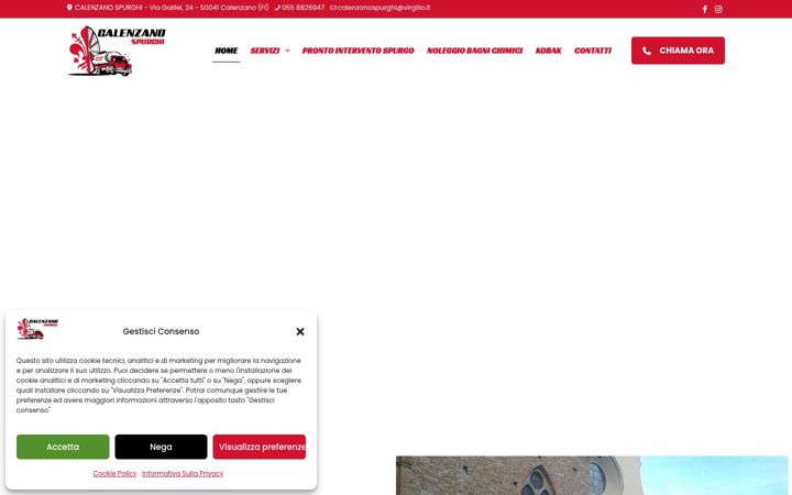 Screenshot of calenzanospurghi.com