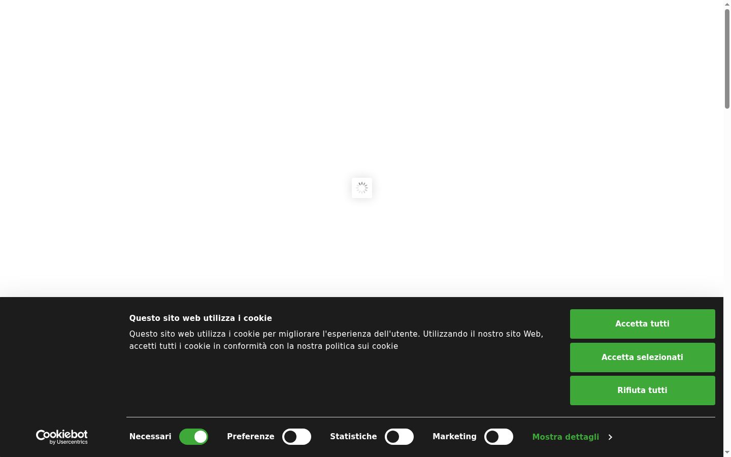 Screenshot van de toestemmingsbanner zoals getoond vóór enige interactie