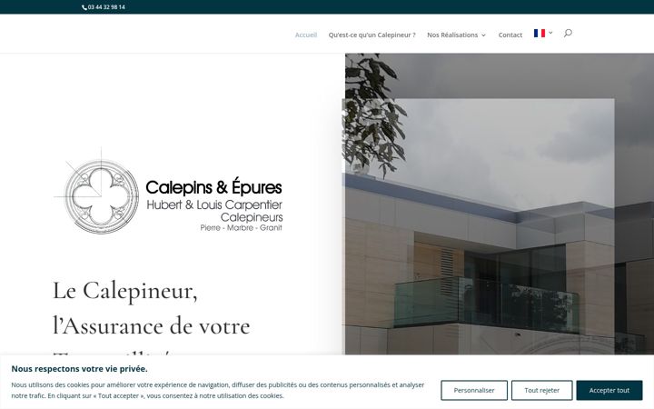 Screenshot of calepinsetepures.fr