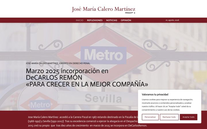 Screenshot of calero-martinez.com