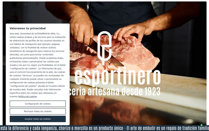 Screenshot of calesportinero.es