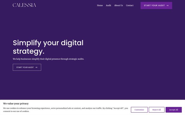 Screenshot of calessiadigital.com