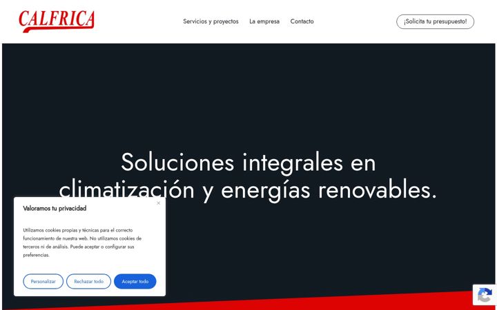 Screenshot of calfrica.com