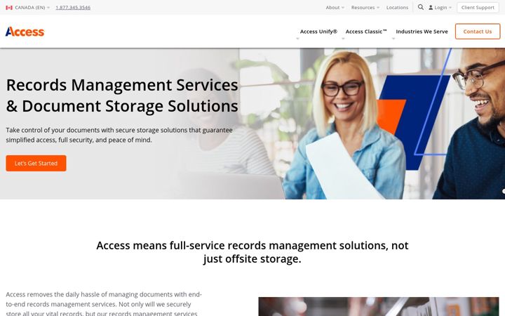 Screenshot of calgaryarchives.com