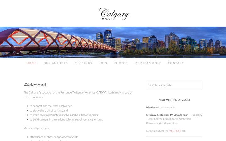 Screenshot of calgaryrwa.com