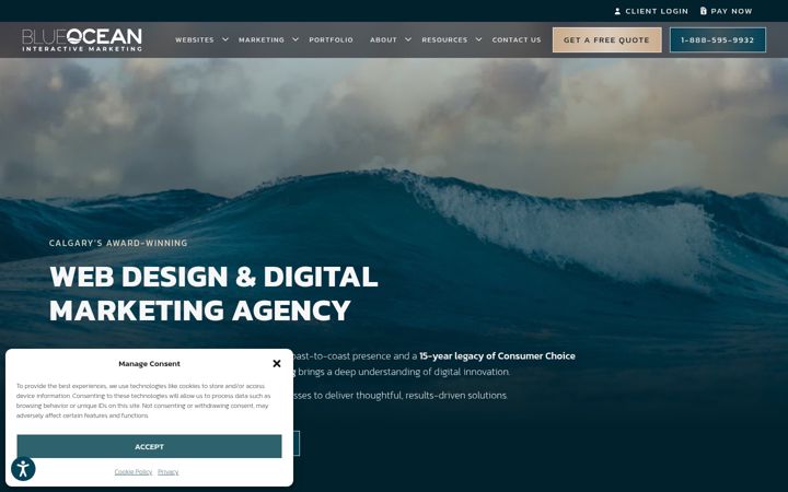 Screenshot of calgarywebpagehosting.com