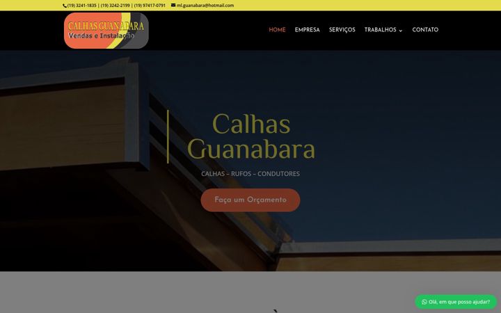 Screenshot of calhasguanabaracampinas.com.br