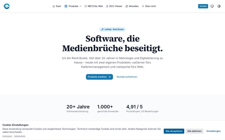 Screenshot του calhelp.de