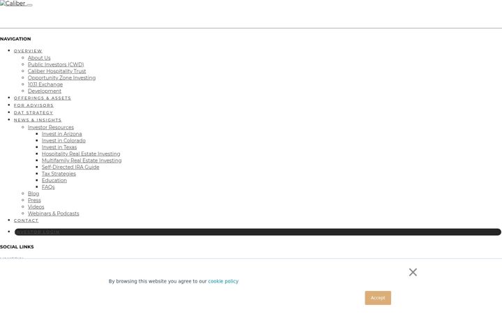 Screenshot of caliberco.com