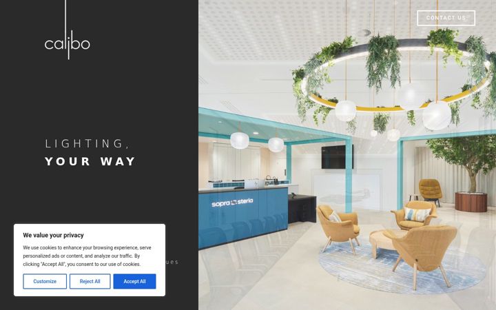 Screenshot of calibo.co.uk