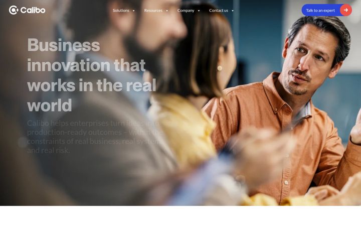 Screenshot of calibo.com