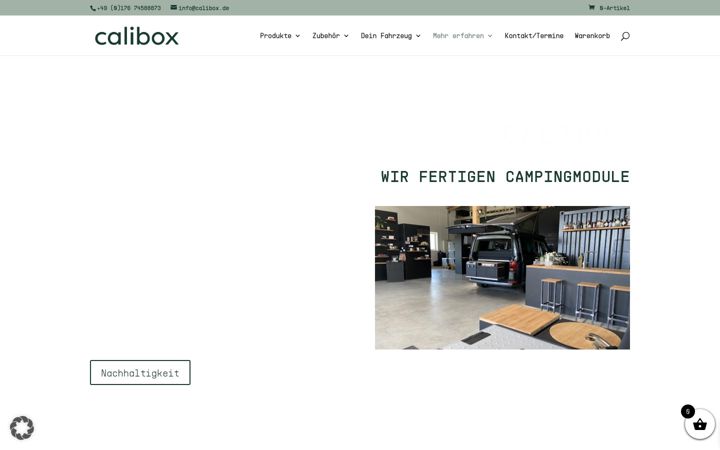 Screenshot του calibox.de