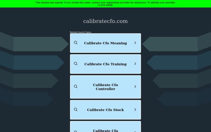 Screenshot of calibratecfo.com