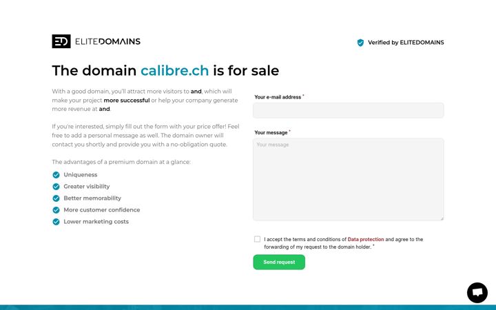 Screenshot of calibre.ch