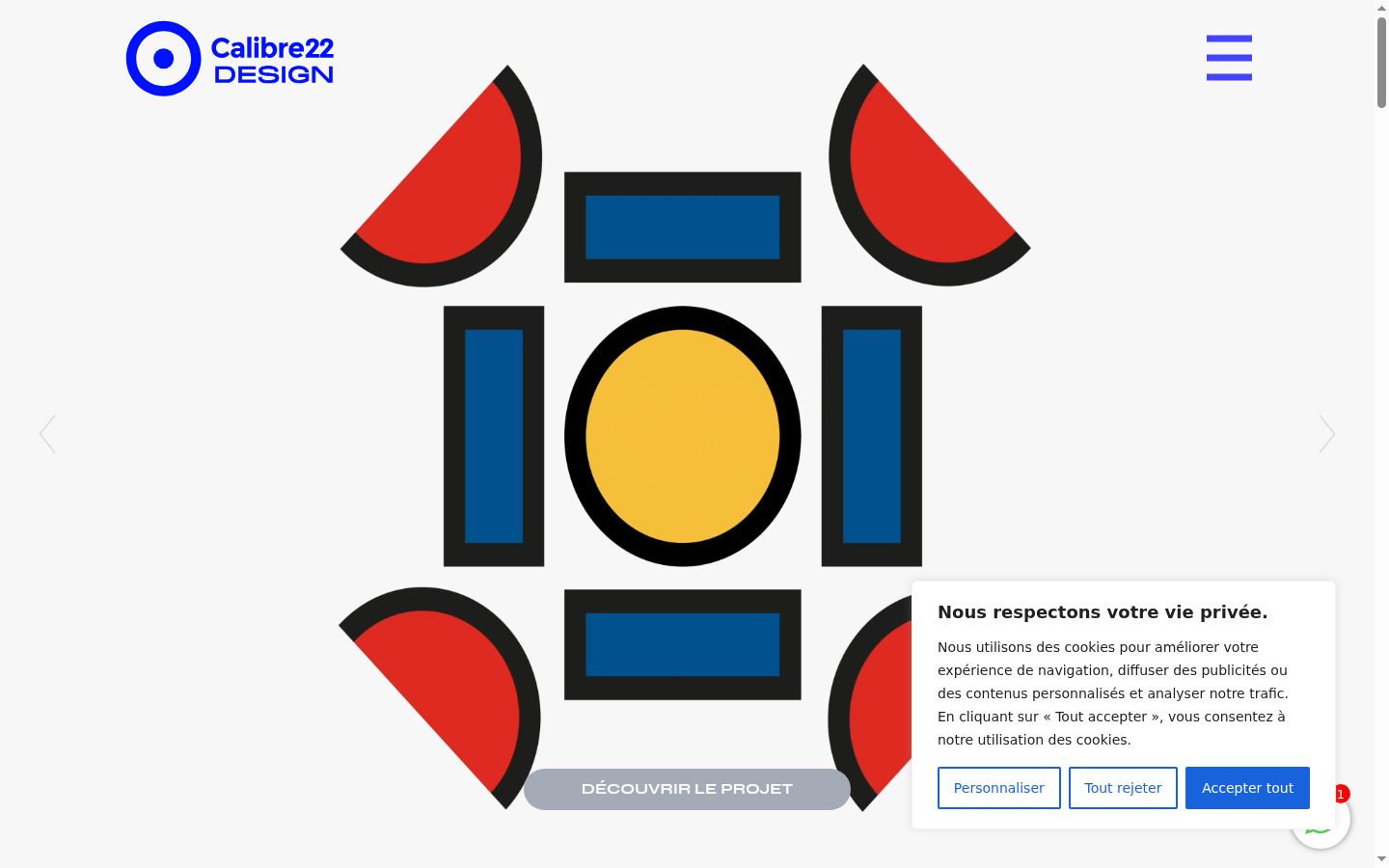 Captura de ecrã do banner de consentimento apresentado antes de qualquer interação