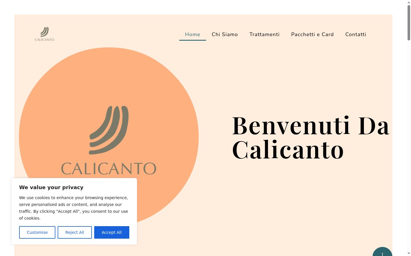 Capture d'écran de la bannière de consentement affichée avant toute interaction