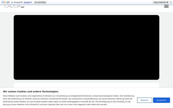 Screenshot of calida-mini.de