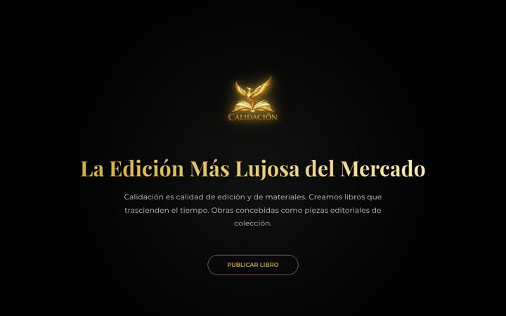 Screenshot of calidacion.com
