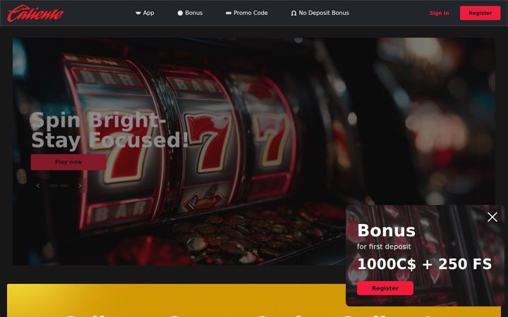 Screenshot of calientesport.org