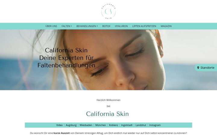 Screenshot ta' california-skin.de