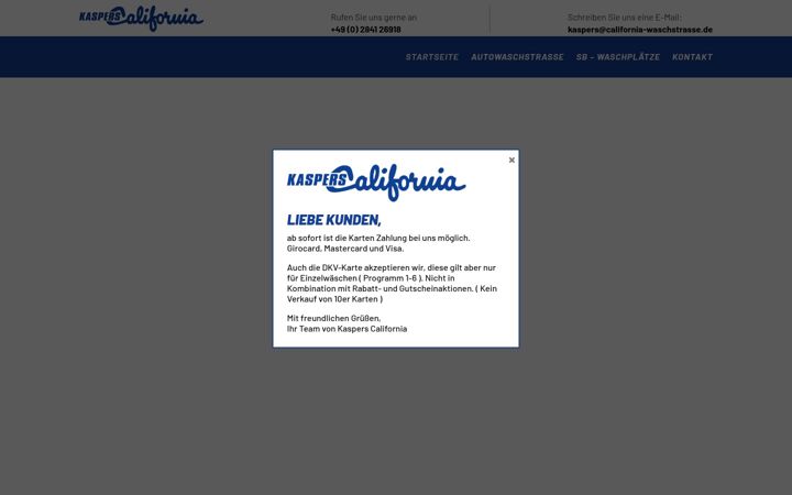 Screenshot ta' california-waschstrasse.de