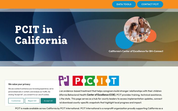 Screenshot of californiapcit.org