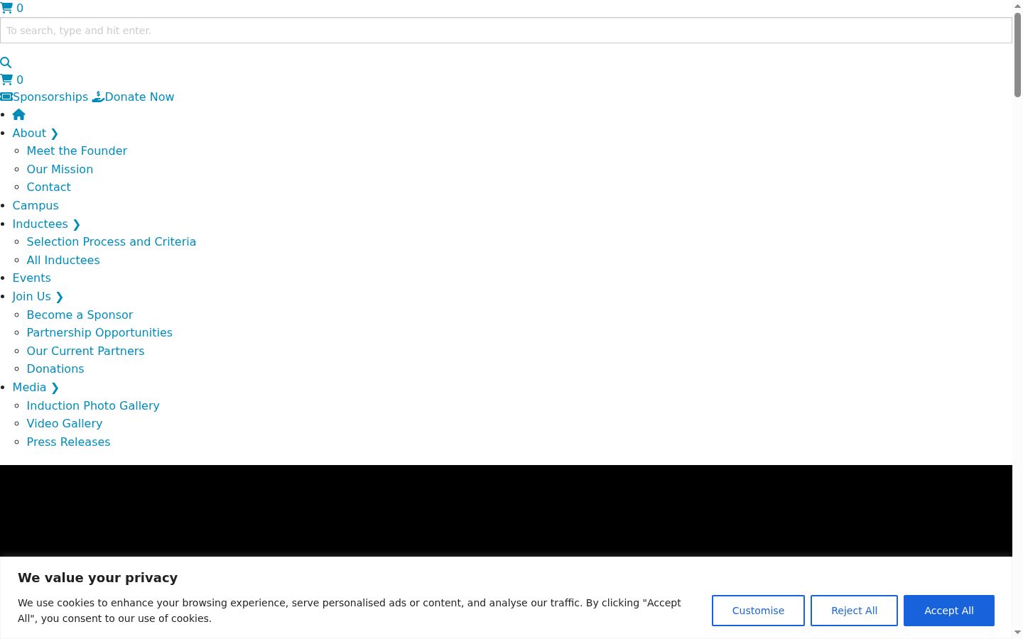 Screenshot des Einwilligungsbanners vor jeglicher Interaktion