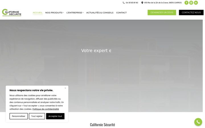 Captura de ecrã de californiesecurite.fr
