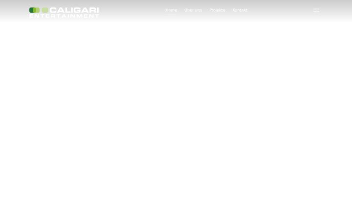 Screenshot of caligari-entertainment.de