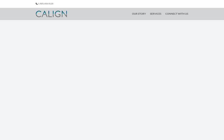 Screenshot of caligninc.com
