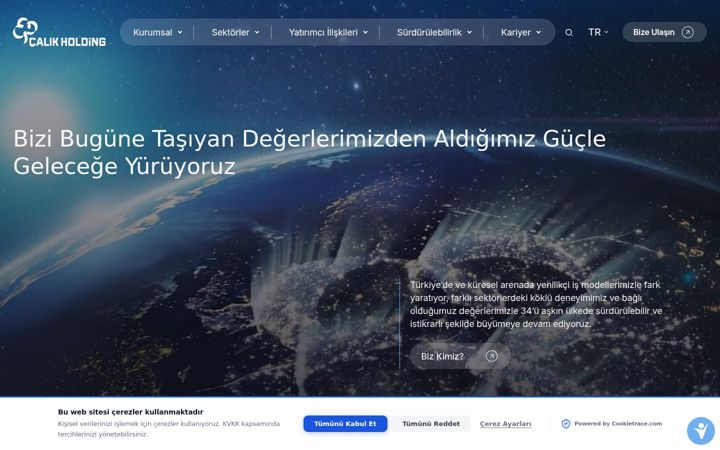 Screenshot of calik.com