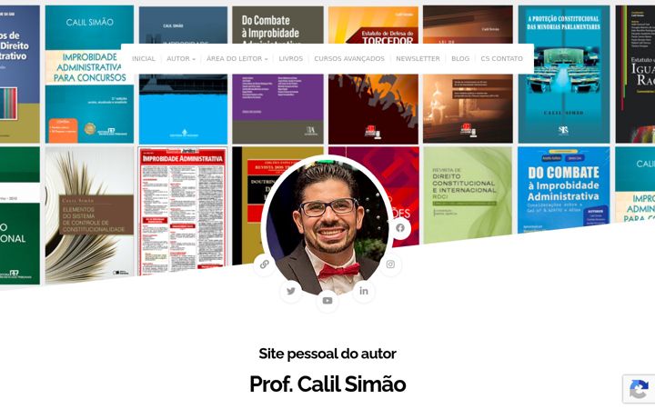 Screenshot stránky calilsimao.com.br