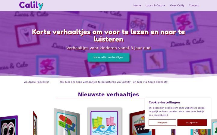 Snimka zaslona za calily.nl