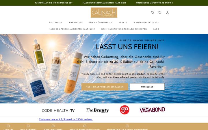 Screenshot of calinachi.de