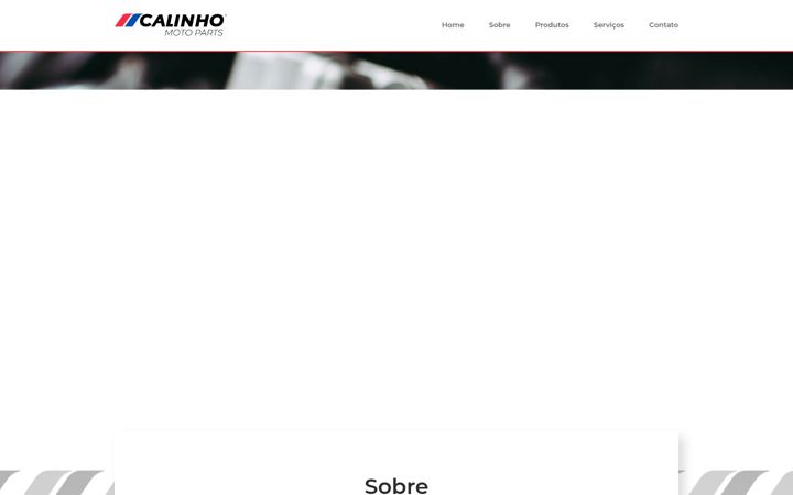Screenshot stránky calinhomotoparts.com.br