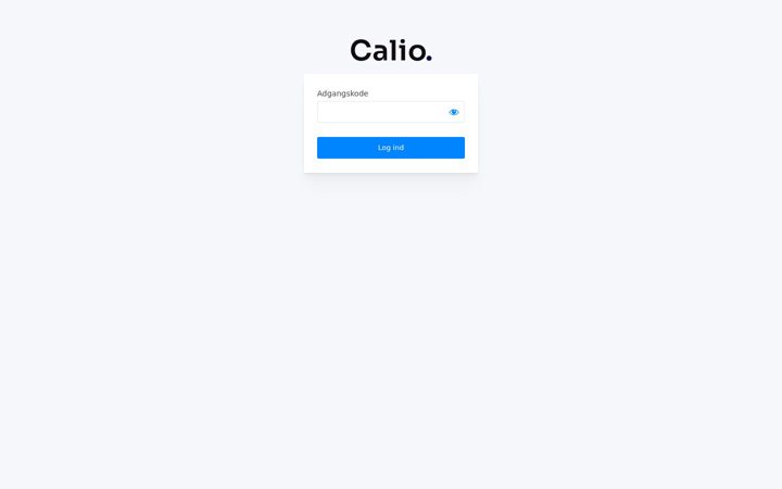 Screenshot of calio-test.dk