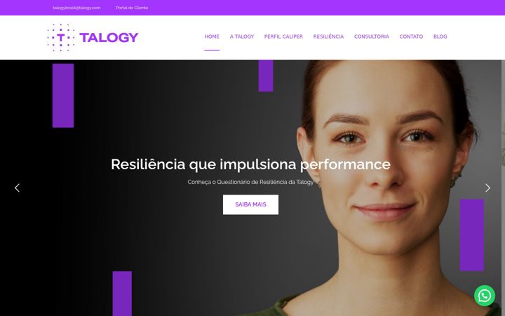 Screenshot stránky caliper.com.br